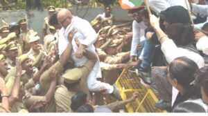 neet exam Congress Protest
