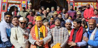CM Dhami Visit Badrinath 